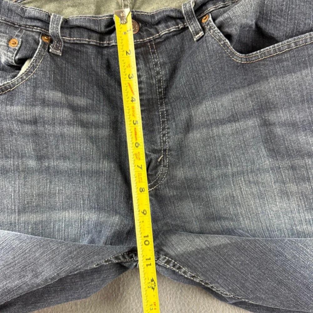 Levi 559 Jeans Men's 36x34 Blue Relaxed Fit Straight Leg Faded Dark Wash Baggy